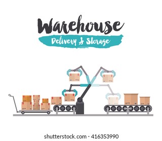 delivery and storage warehouse design 