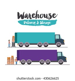 delivery and storage warehouse design 