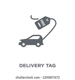 Delivery Tag icon. Delivery Tag design concept from Delivery and logistic collection. Simple element vector illustration on white background.
