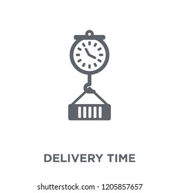 Delivery Time icon. Delivery Time design concept from Delivery and logistic collection. Simple element vector illustration on white background.