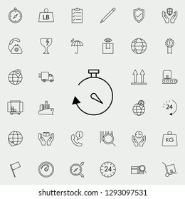 delivery time icon. logistics icons universal set for web and mobile