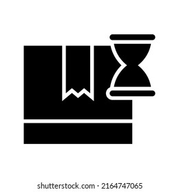 delivery time icon or logo isolated sign symbol vector illustration - high quality black style vector icons
