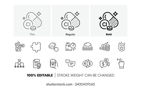 Delivery time, Mattress and Touchscreen gesture line icons. Pack of Dislike, Restructuring, Loyalty star icon. Smile, Money currency, Money exchange pictogram. Growth chart, Electric app. Vector