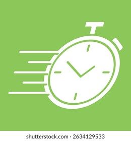 Delivery Time sign symbol vector flat icon