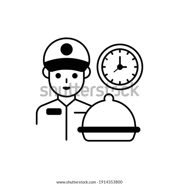  Delivery time Vector Icon Style Illustration. EPS\
10 File