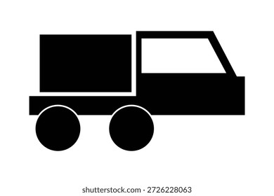Delivery track icon icon, order and parcel track delivery icon, delivery on track icon, truck isolated on white background.