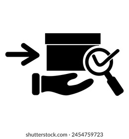 delivery tracking, vector illustration, hand hold or bring stuff
