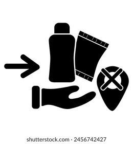 delivery tracking, vector illustration, hand hold or bring stuff
