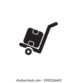 Ilustración vectorial de icono de troletismo de entrega