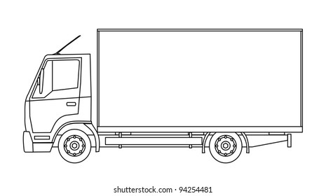Delivery truck