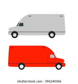Delivery truck car.
