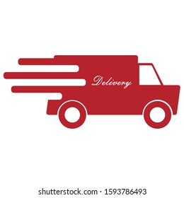 Delivery truck cargo shipping post