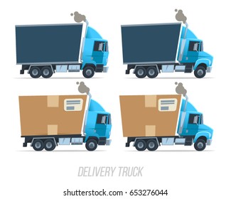 Delivery Truck flat icon