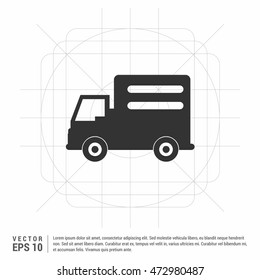 Delivery truck icon