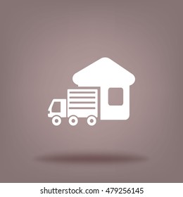 Delivery truck icon