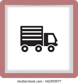 Icono de camión de entrega