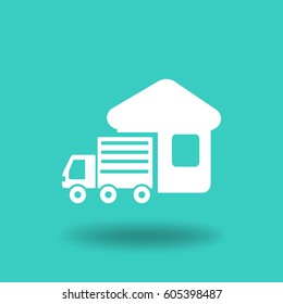 Delivery truck icon