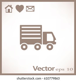 Icono de camión de entrega