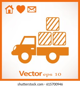 Delivery truck icon