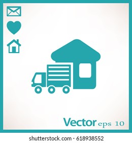 Delivery truck icon