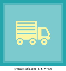 Icono de camión de entrega