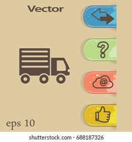 Delivery truck icon