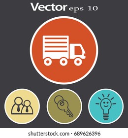 Delivery truck icon