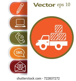 Delivery truck icon