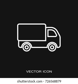 Delivery truck icon