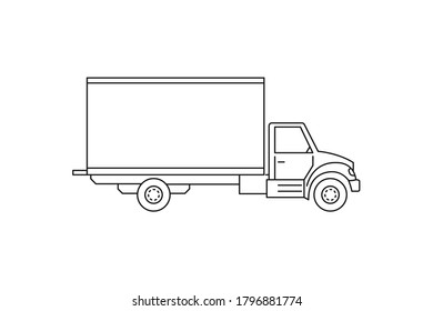 234,865 Truck line Images, Stock Photos & Vectors | Shutterstock