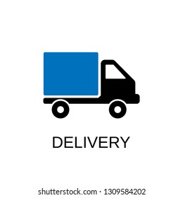 Delivery truck icon. Delivery concept symbol design. Stock - Vector illustration can be used for web