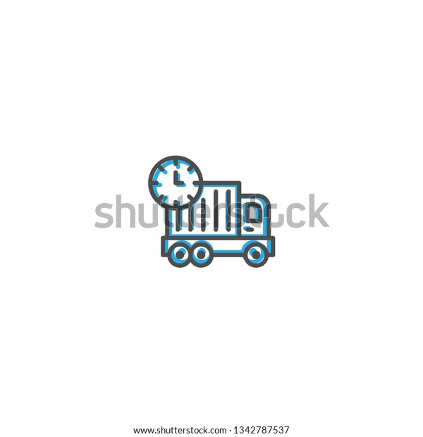 Delivery truck icon design. Shopping icon\
vector illustration