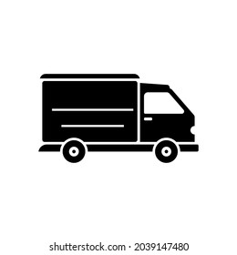 Delivery truck icon design template illustration isolated