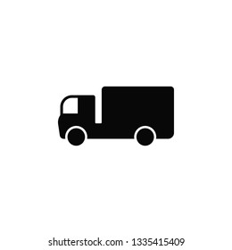 Delivery truck, icon. Element of simple icon for websites, web design, mobile app, infographics. Thick line icon for website design and development, app development