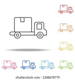 Delivery truck icon. Elements of Global Logistics in multi color style icons. Simple icon for websites, web design, mobile app, info graphics