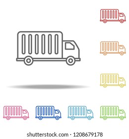 Delivery truck icon. Elements of Global Logistics in multi color style icons. Simple icon for websites, web design, mobile app, info graphics