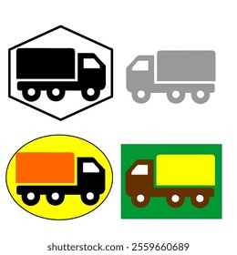 Delivery truck icon. fast delivery icons, Lorry truck delivering food vector line icon, Shipping fast delivery icon