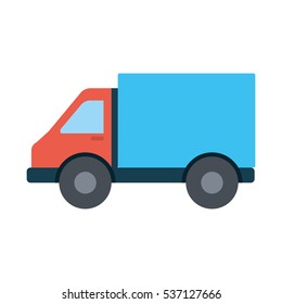 delivery truck icon image vector illustration design 