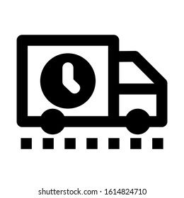 delivery truck icon isolated sign symbol vector illustration - high quality black style vector icons
