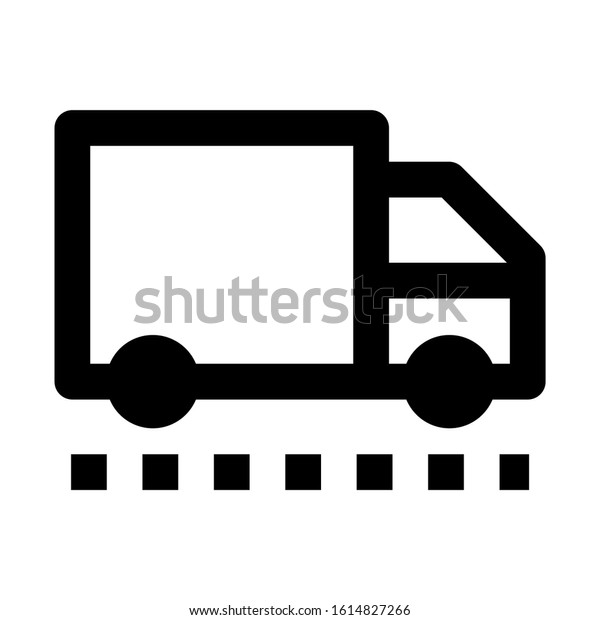 delivery truck icon isolated\
sign symbol vector illustration - high quality black style vector\
icons\
