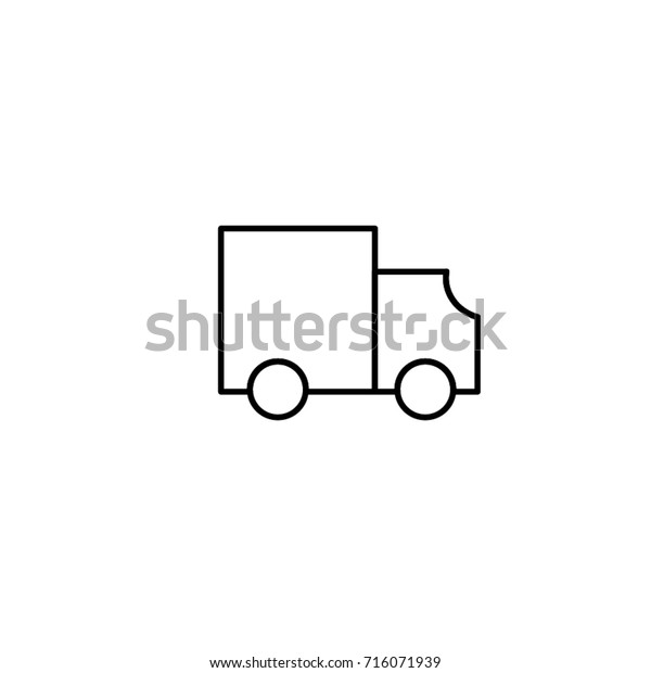 Delivery Truck Icon\
Line