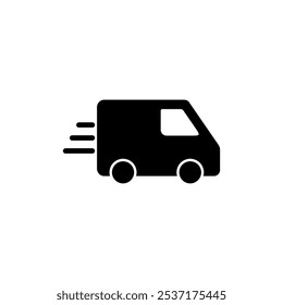 Delivery truck icon logo design. Delivery truck sign and symbol. Shipping fast delivery icon