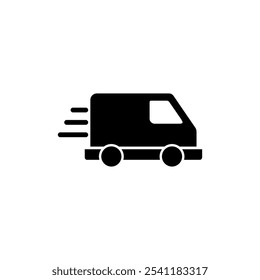 Delivery truck icon logo design. Delivery truck sign and symbol. Shipping fast delivery icon