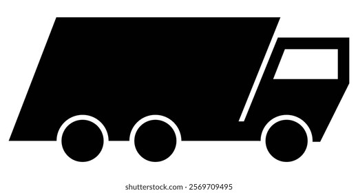 Delivery Truck icon set. Express delivery trucks icons. Fast shipping truck. Logistic trucking sign. Fast shipping delivery truck icon set. Types of transport, Outline truck icon. Design eps 10. 