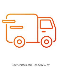 Delivery Truck icon. Delivery, Truck, Shipping, Logistics, Transport, Fast delivery, Freight, Parcel, Cargo