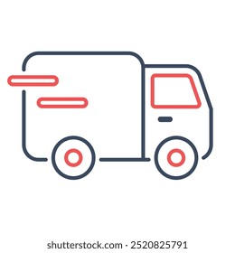 Delivery Truck icon. Delivery, Truck, Shipping, Logistics, Transport, Fast delivery, Freight, Parcel, Cargo