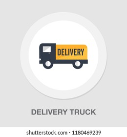 Delivery Truck Icon - Shipping Symbol - Free Delivery Sign