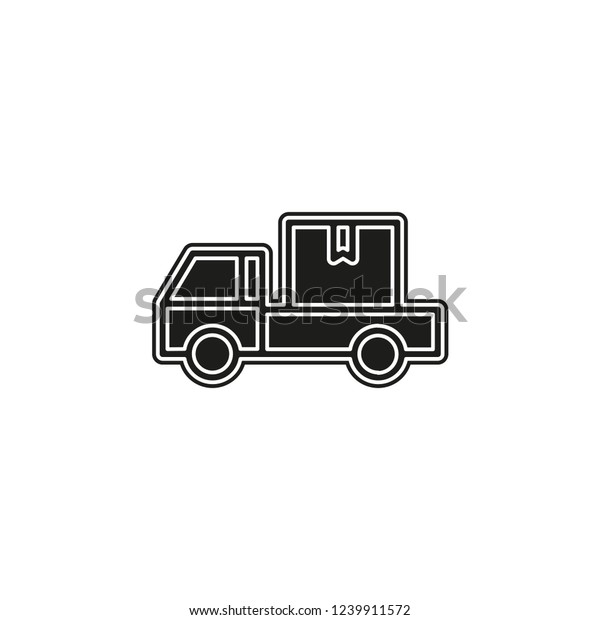delivery\
truck icon - shipping symbol - delivery\
sign