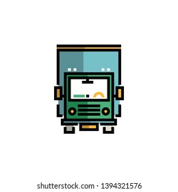 delivery truck icon sign signifier vector