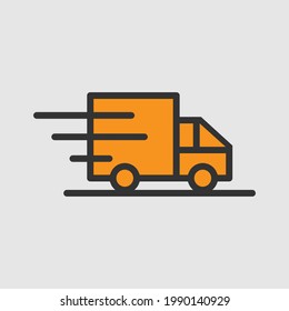 delivery truck icon symbol sign vector